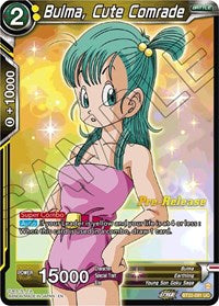 Bulma, Cute Comrade (BT22-091) [Critical Blow Pre-Release Cards]