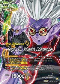 Fu // Super Fu, Heinous Commander (BT22-115) [Critical Blow Pre-Release Cards]