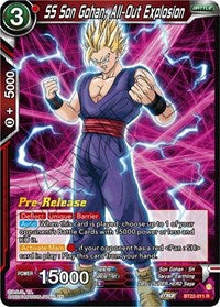 SS Son Gohan, All-Out Explosion (BT22-011) [Critical Blow Pre-Release Cards]