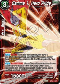 Gamma 1, Hero Pride (BT22-019) [Critical Blow Pre-Release Cards]