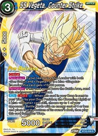 SS Vegeta, Counter Strike (BT22-039) [Critical Blow Pre-Release Cards]