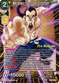 Mercenary Tao, Cool Extortion (BT22-085) [Critical Blow Pre-Release Cards]