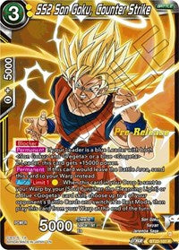 SS2 Son Goku, Counter Strike (BT22-107) [Critical Blow Pre-Release Cards]