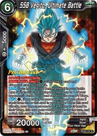 SSB Vegito, Ultimate Battle (BT22-121) [Critical Blow Pre-Release Cards]