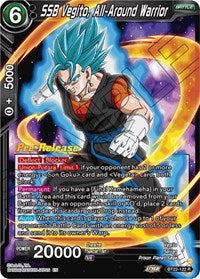 SSB Vegito, All-Around Warrior (BT22-122) [Critical Blow Pre-Release Cards]