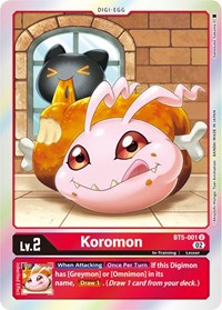 Koromon (Resurgence Booster Reprint) (BT5-001 U) [Resurgence Booster]