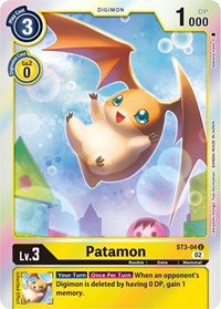 Patamon - ST3-04 (Resurgence Booster Reprint) (ST3-04 U) [Resurgence Booster]