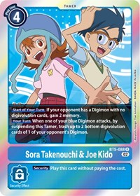 Sora Takenouchi & Joe Kido (Resurgence Booster Reprint) (BT5-088 R) [Resurgence Booster]