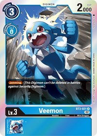 Veemon (Resurgence Booster Reprint) (BT3-021 R) [Resurgence Booster]