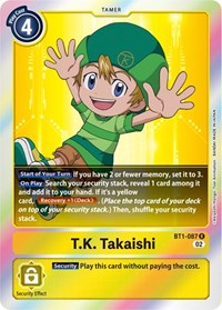 T.K. Takaishi (Resurgence Booster Reprint) (BT1-087 R) [Resurgence Booster]