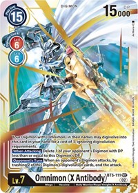 Omnimon (X Antibody) (Resurgence Booster Reprint) (BT5-111 SEC) [Resurgence Booster]