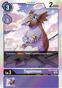 Tapirmon (Resurgence Booster Reprint) (BT2-070 U) [Resurgence Booster]