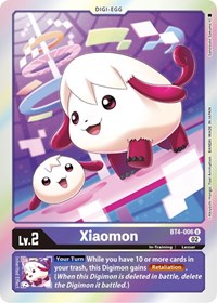 Xiaomon (Resurgence Booster Reprint) (BT4-006 U) [Resurgence Booster]