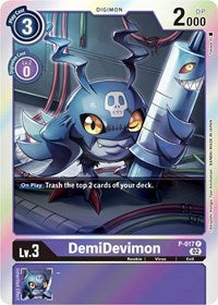 DemiDevimon - P-017 (Resurgence Booster Reprint) (P-017 P) [Resurgence Booster]