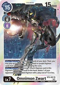 Omnimon Zwart (Resurgence Booster Reprint) (BT5-087 SR) [Resurgence Booster]