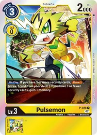 Pulsemon - P-028 (Resurgence Booster Reprint) (P-028 P) [Resurgence Booster]