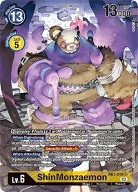 ShinMonzaemon (Textured Alternate Art) (RB1-019 SR) [Resurgence Booster]