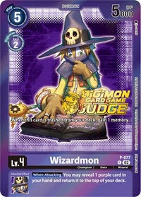 Wizardmon - P-077 (Judge Pack 4) (P-077 P) [Digimon Promotion Cards]