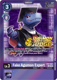 Fake Agumon Expert - EX4-052 (Judge Pack 4) (EX4-052 C) [Alternative Being Booster]