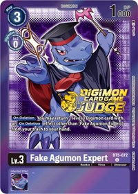 Fake Agumon Expert - BT5-072 (Judge Pack 4) (BT5-072 U) [Battle of Omni]