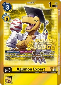 Agumon Expert - EX4-023 (Judge Pack 4) (EX4-023 R) [Alternative Being Booster]