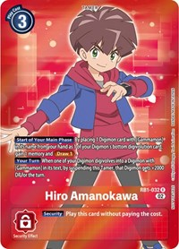 Hiro Amanokawa (Resurgence Booster Box Promotion Pack) (RB1-032 R) [Resurgence Booster]