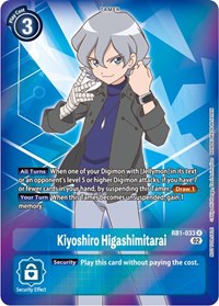 Kiyoshiro Higashimitarai (Resurgence Booster Box Promotion Pack) (RB1-033 R) [Resurgence Booster]
