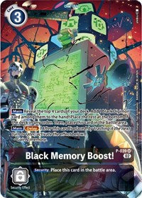 Black Memory Boost! - P-039 (Digimon Adventure Box 2) (P-039 SR) [Digimon Promotion Cards]