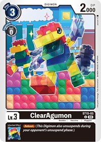 ClearAgumon (ST15-03 U) [Starter Deck 15: Dragon of Courage]