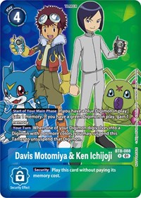 Davis Motomiya & Ken Ichijoji (Tamer Party Pack -The Beginning-) (BT8-088 R) [New Awakening]