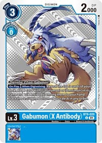 Gabumon (X Antibody) (Starter Deck 15 & 16 Pre-Release) (BT9-020 U) [X Record]