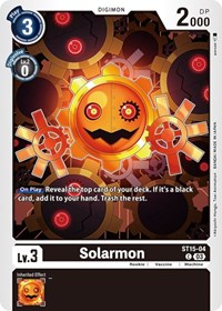 Solarmon (ST15-04 C) [Starter Deck 15: Dragon of Courage]