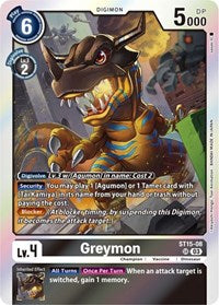 Greymon (ST15-08 SR) [Starter Deck 15: Dragon of Courage]
