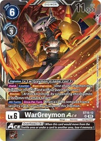 WarGreymon ACE (ST15-12 SR) [Starter Deck 15: Dragon of Courage]