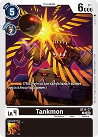 Tankmon (ST15-07 C) [Starter Deck 15: Dragon of Courage]
