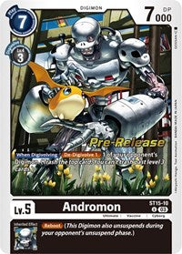 Andromon (ST15-10 U) [Starter Deck 15: Dragon of Courage Pre-Release Cards]