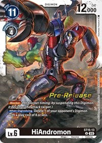 HiAndromon (ST15-13 U) [Starter Deck 15: Dragon of Courage Pre-Release Cards]