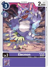 Elecmon (ST16-02 C) [Starter Deck 16: Wolf of Friendship]