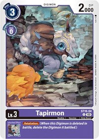 Tapirmon (ST16-04 U) [Starter Deck 16: Wolf of Friendship]