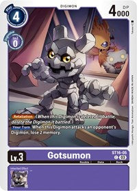 Gotsumon (ST16-05 C) [Starter Deck 16: Wolf of Friendship]