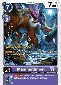 Mammothmon (ST16-10 U) [Starter Deck 16: Wolf of Friendship Pre-Release Cards]