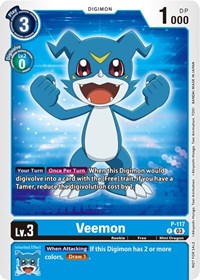 Veemon - P-117 (NYCC 2023 Demo Deck) (P-117 P) [Digimon Demo Deck Exclusive Cards]