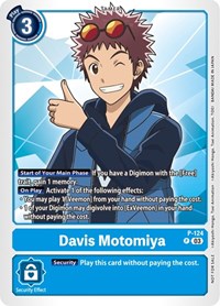 Davis Motomiya - P-124 (NYCC 2023 Demo Deck) (P-124 P) [Digimon Demo Deck Exclusive Cards]