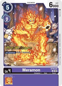 Meramon (ST16-07 C) [Starter Deck 16: Wolf of Friendship Pre-Release Cards]