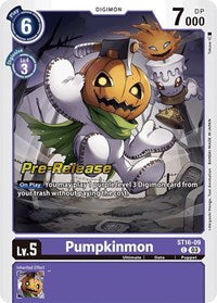 Pumpkinmon (ST16-09 C) [Starter Deck 16: Wolf of Friendship Pre-Release Cards]
