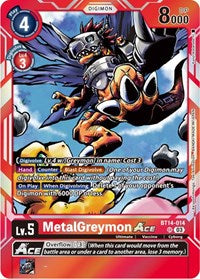 MetalGreymon ACE (BT14-014 SR) [Blast Ace]