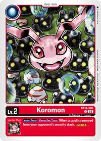 Koromon (BT14-001 U) [Blast Ace]