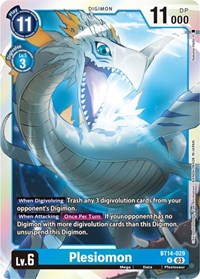 Plesiomon (BT14-029 R) [Blast Ace]