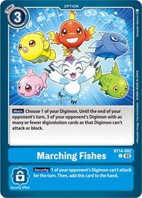 Marching Fishes (BT14-092 C) [Blast Ace]
