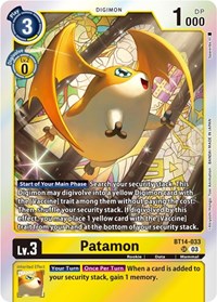 Patamon (BT14-033 SR) [Blast Ace]